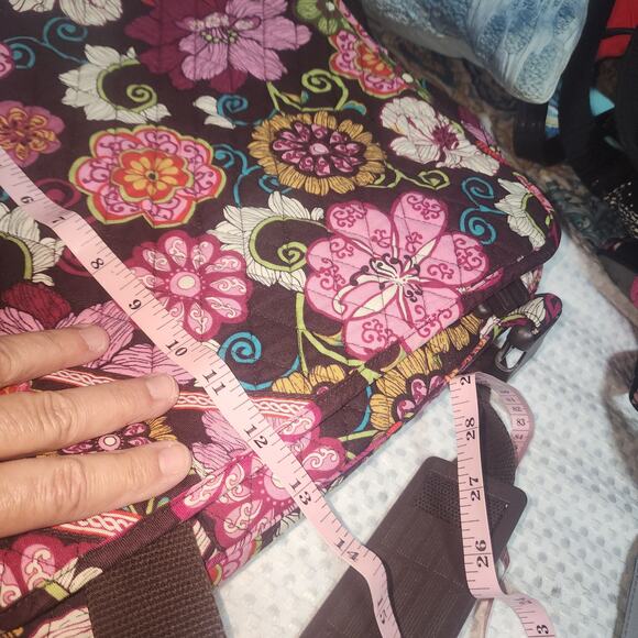VERA BRADLEY GUC XL MOD FLORAL MESSINGER BAG CROSSBODY - Picture 8 of 9